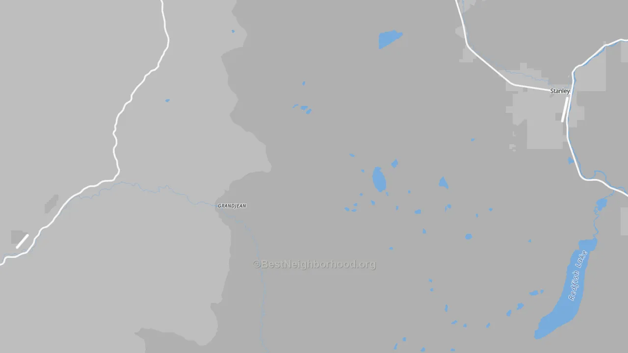 Transit Grade map of Lower Stanley, ID