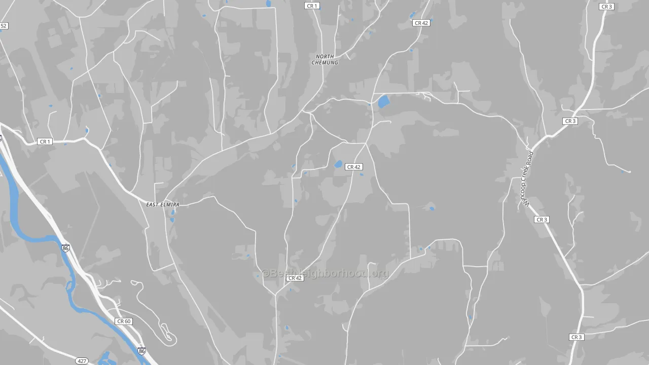 Transit Grade map of Lowman, NY