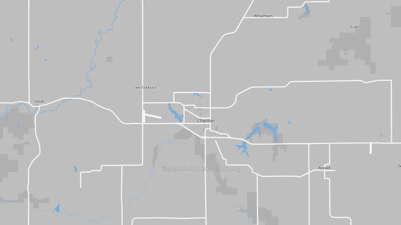 Transit Grade map of Lucas County, IA