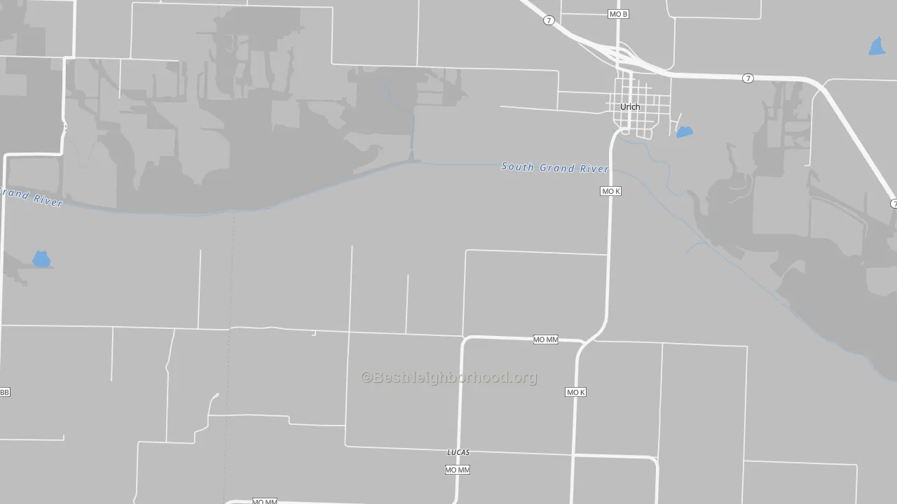 Transit Grade map of Lucas, MO