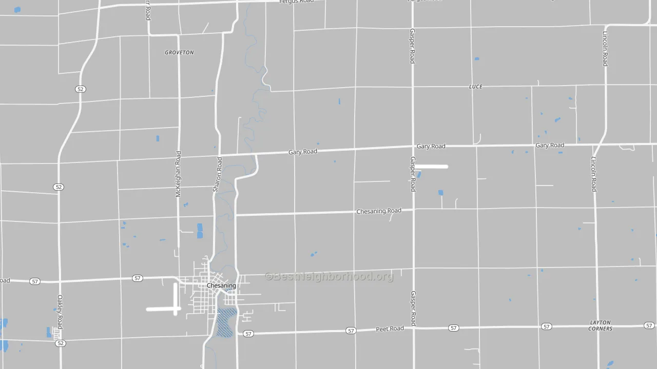 Transit Grade map of Luce, MI