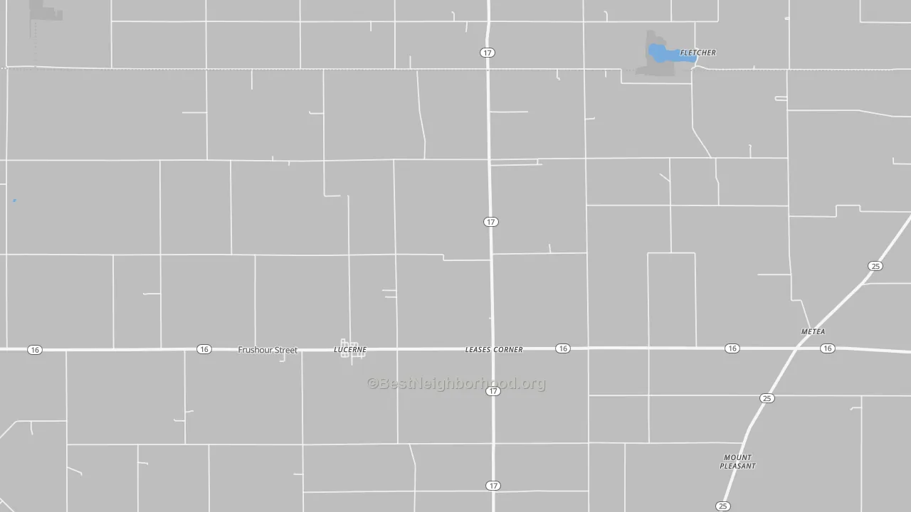 Transit Grade map of Lucerne, IN