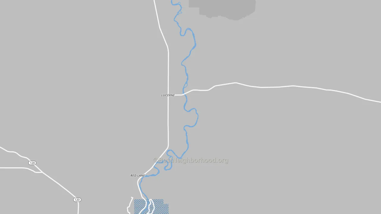Transit Grade map of Lucerne, WY