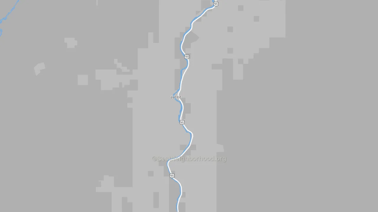 Transit Grade map of Lucile, ID