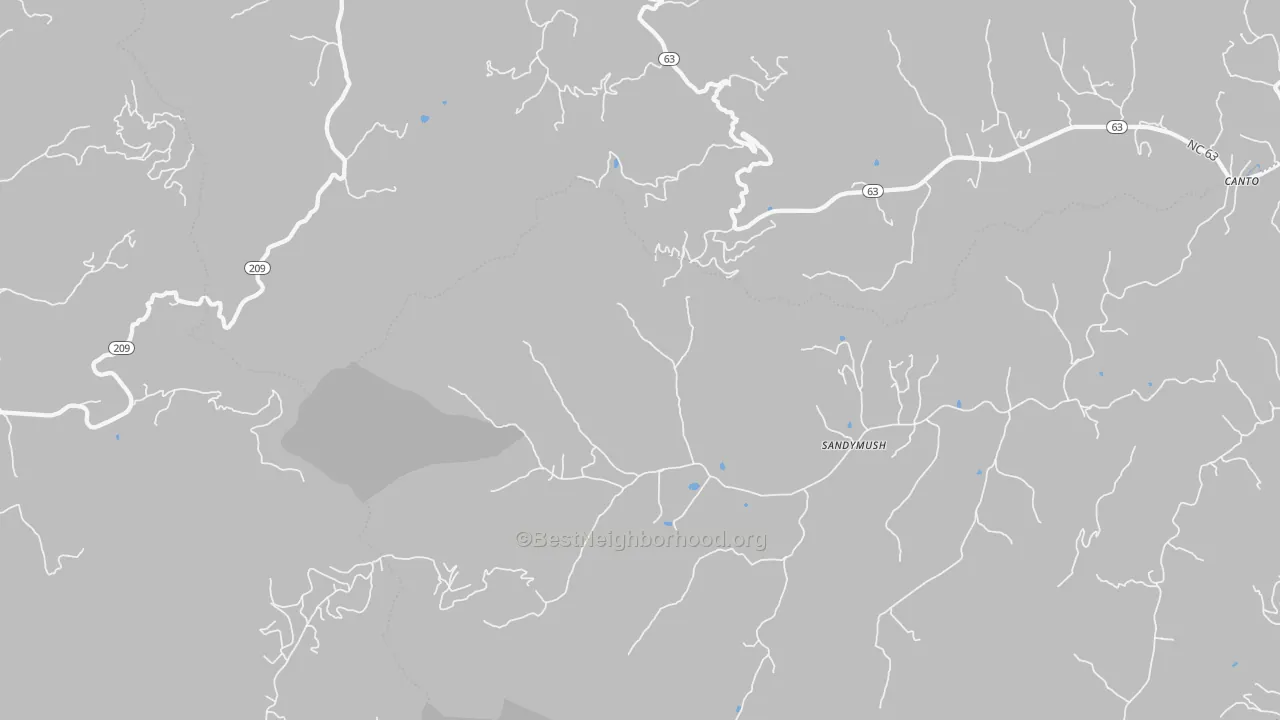Transit Grade map of Luck, NC