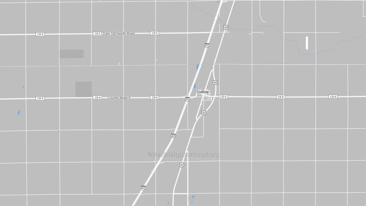 Transit Grade map of Ludlow, IL