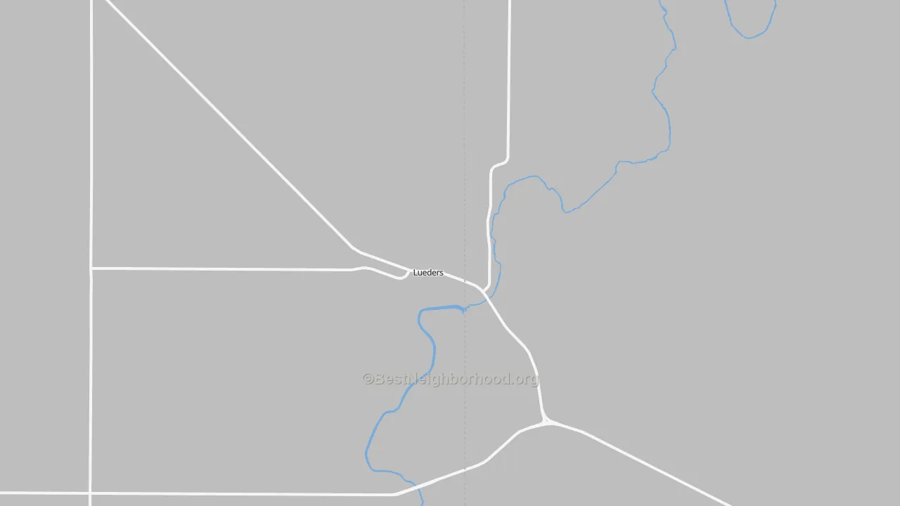Transit Grade map of Lueders, TX