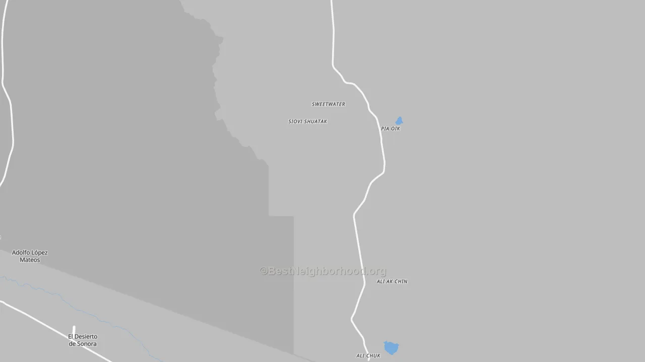 Transit Grade map of Lukeville, AZ