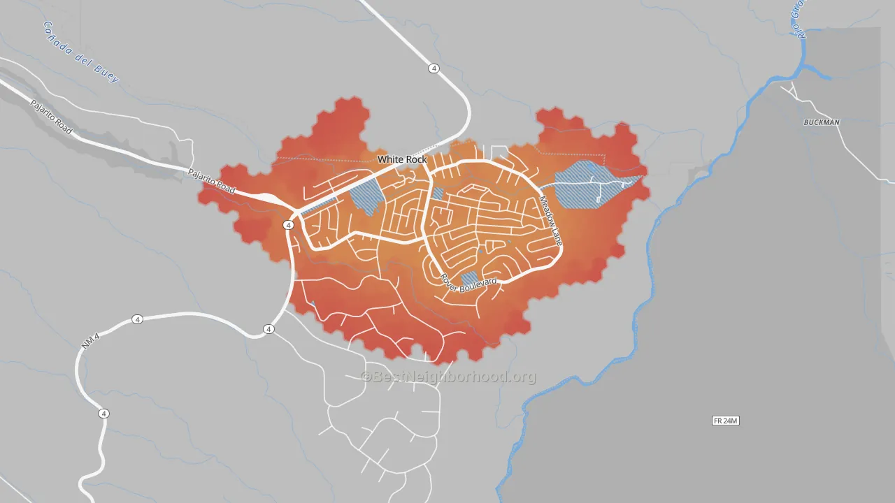 Transit Grade map of Lumberton, NM
