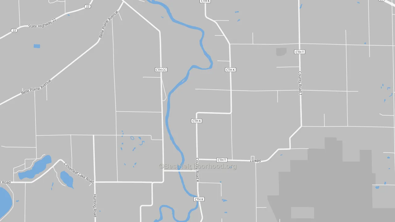 Transit Grade map of Lunds, WI