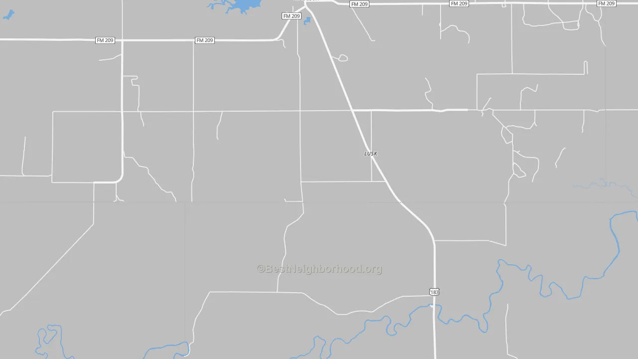 Transit Grade map of Lusk, TX