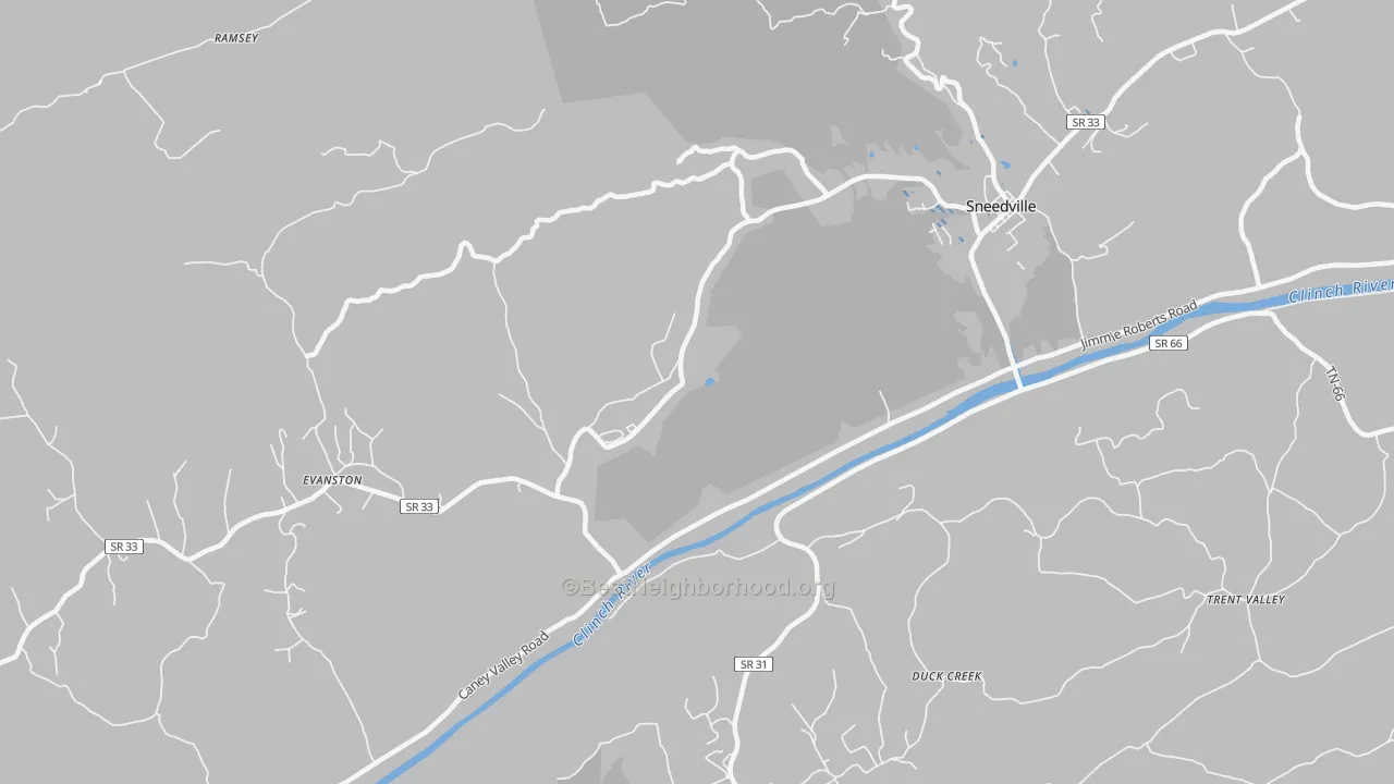 Transit Grade map of Luther, TN