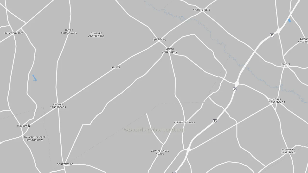 Transit Grade map of Lynchburg, SC