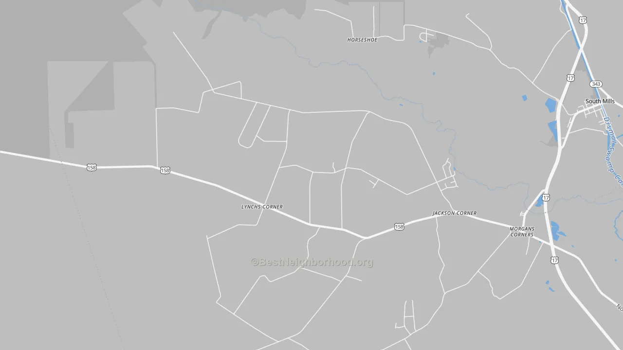 Transit Grade map of Lynchs Corner, NC