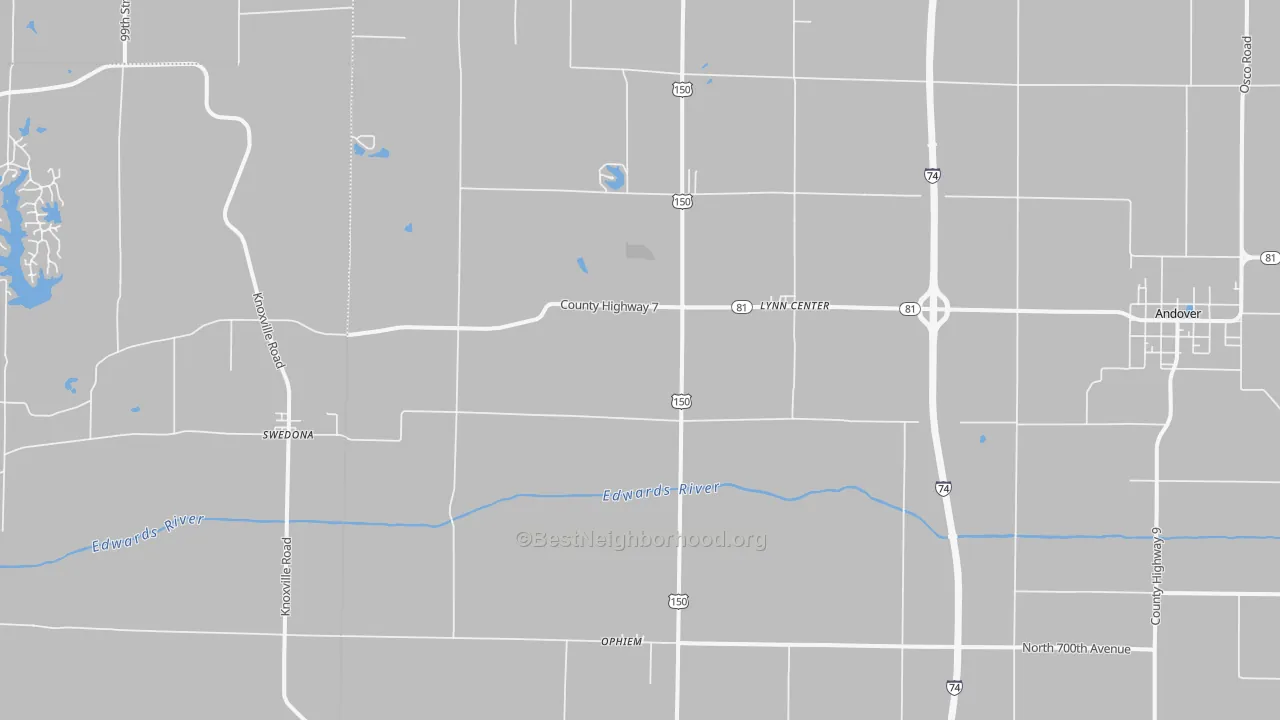 Transit Grade map of Lynn Center, IL