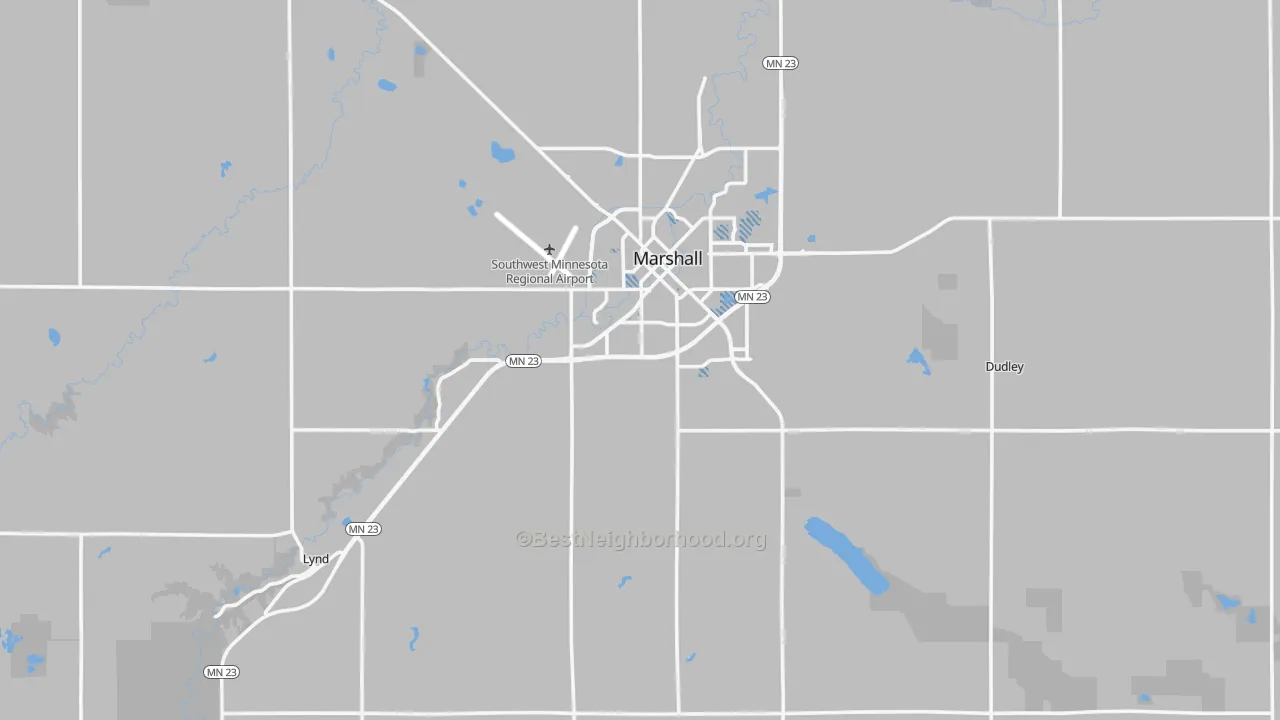 Transit Grade map of Lyon County, MN