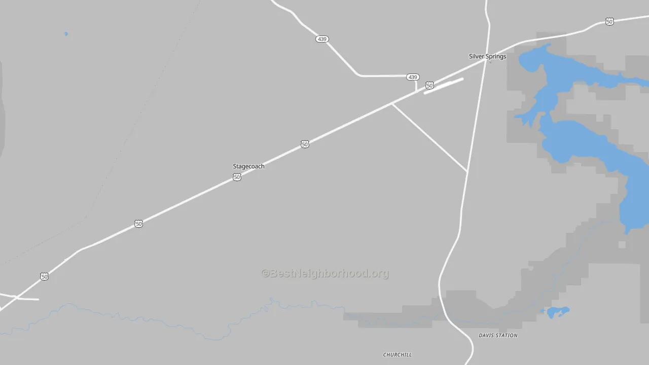 Transit Grade map of Lyon County, NV