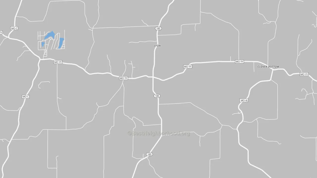 Transit Grade map of Lyon, MO