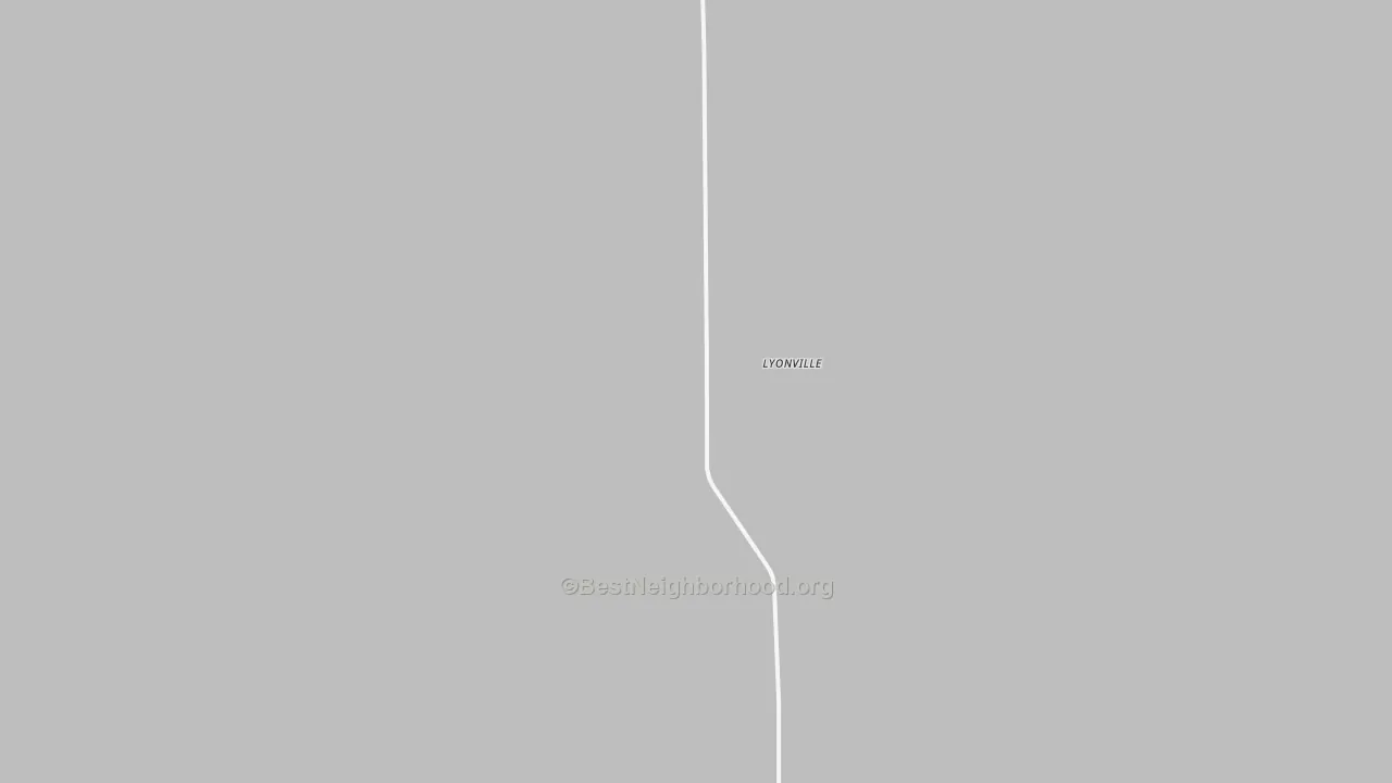 Transit Grade map of Lyonville, SD