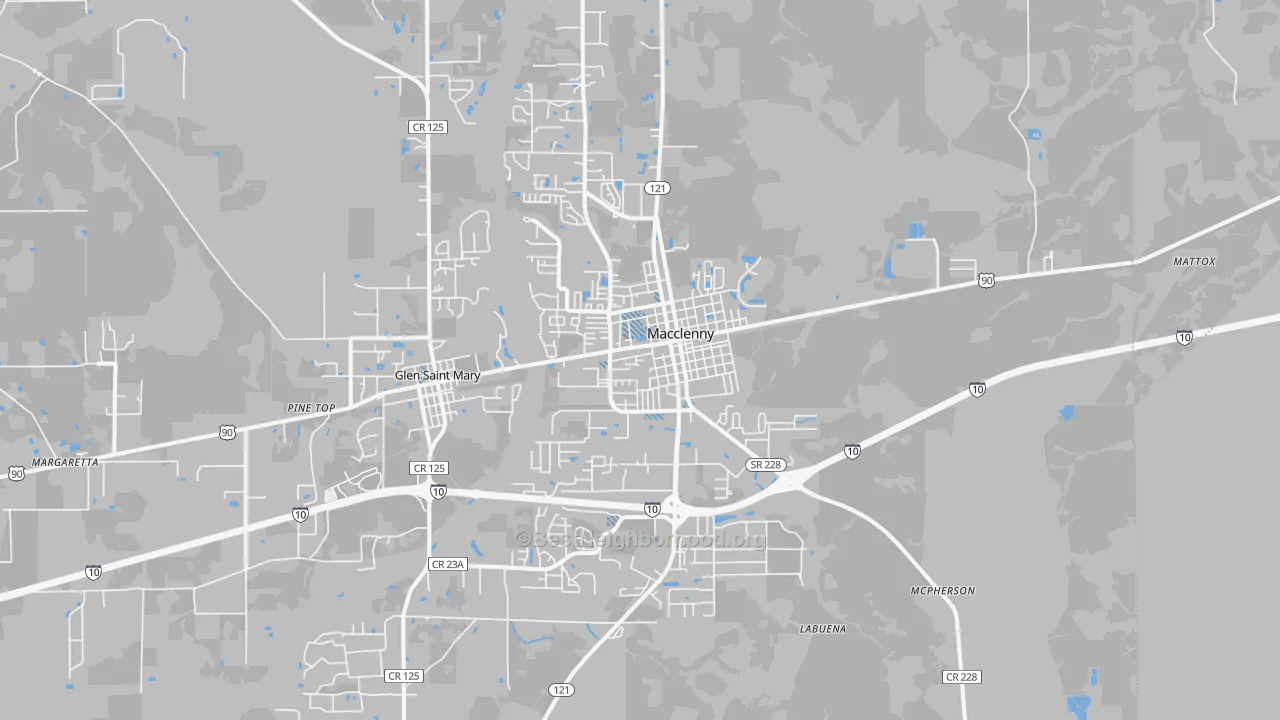 Transit Grade map of Macclenny, FL