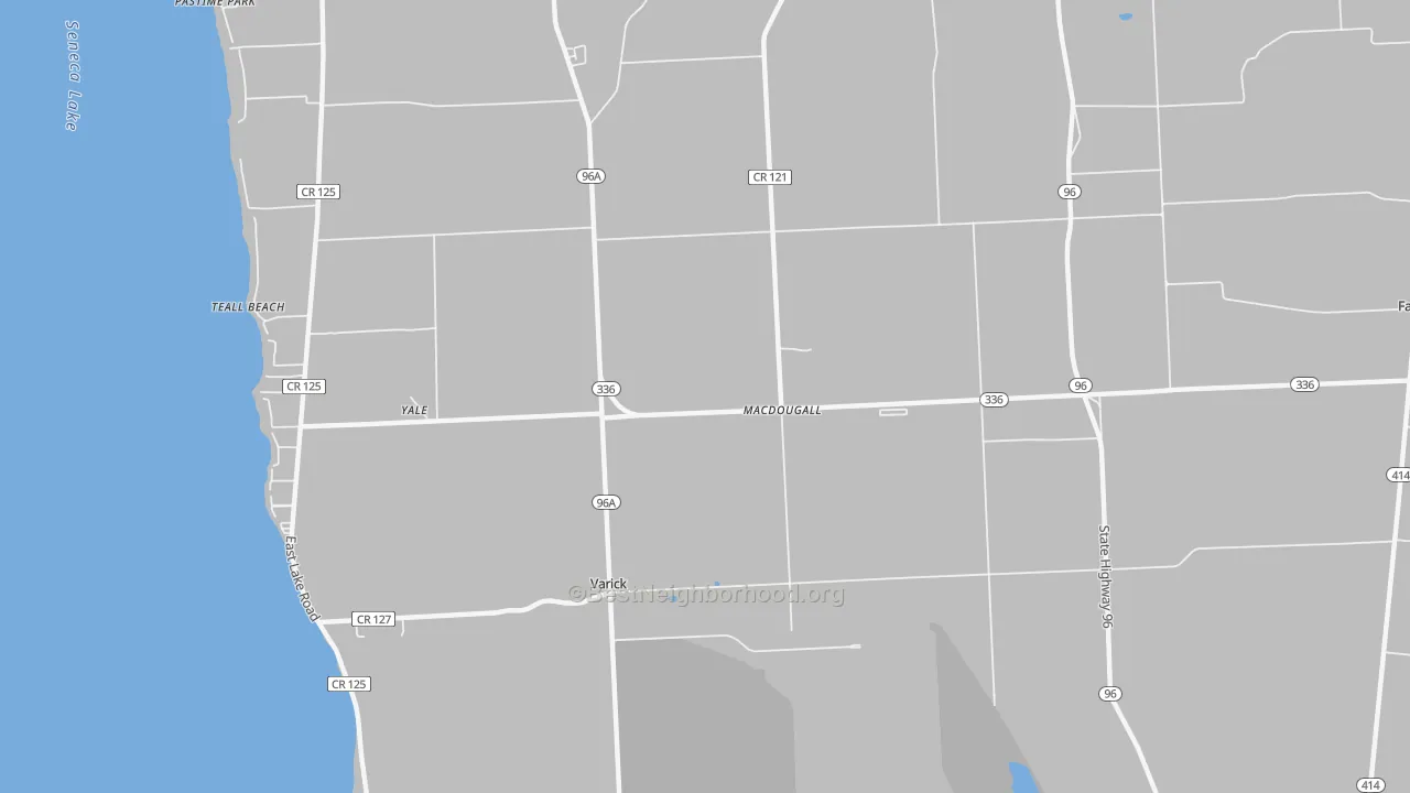 Transit Grade map of MacDougall, NY