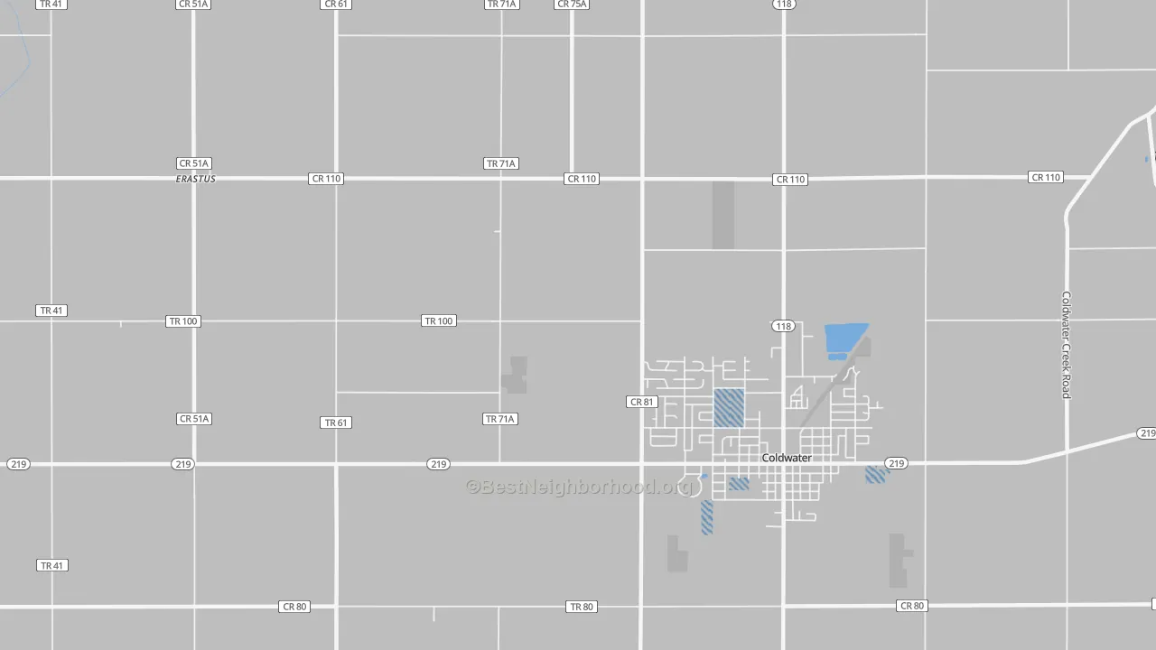 Transit Grade map of Macedon, OH