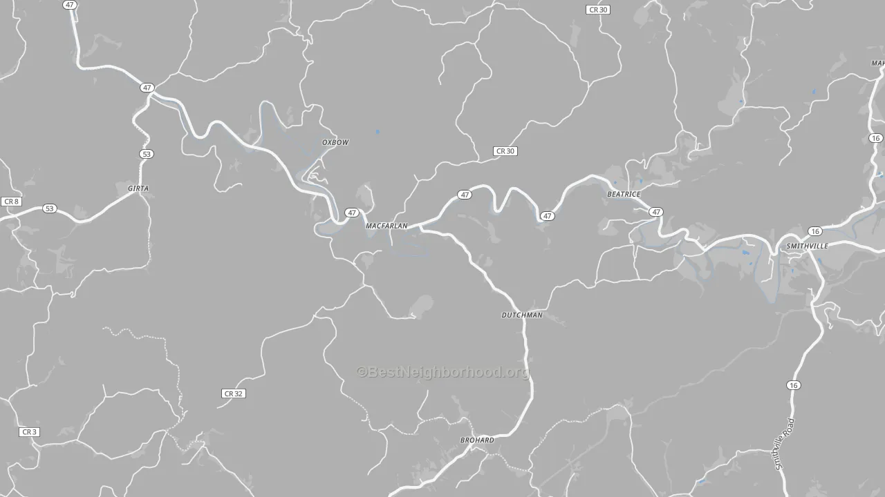 Transit Grade map of Macfarlan, WV