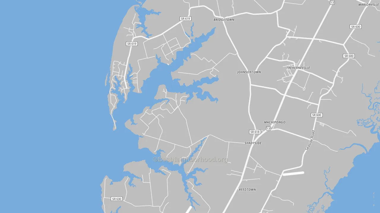 Transit Grade map of Machipongo, VA