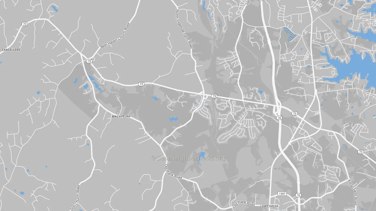 Transit Grade map of Machpelah, NC