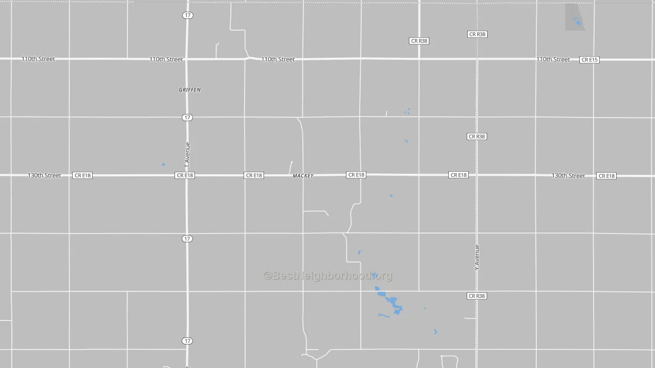 Transit Grade map of Mackey, IA