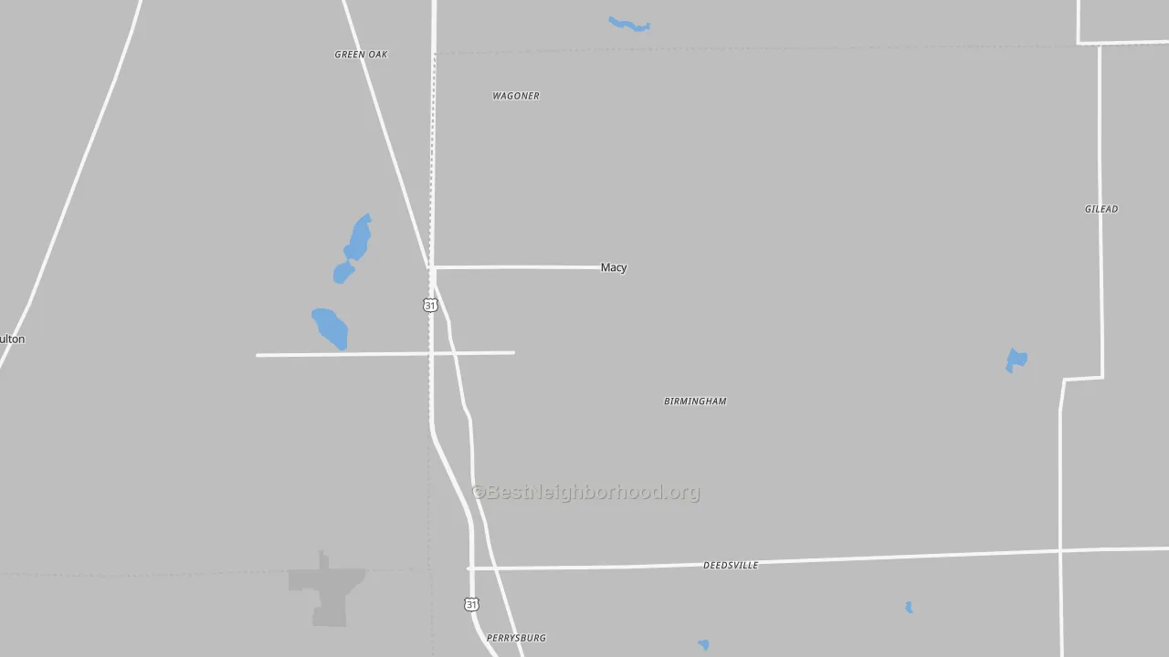 Transit Grade map of Macy, IN