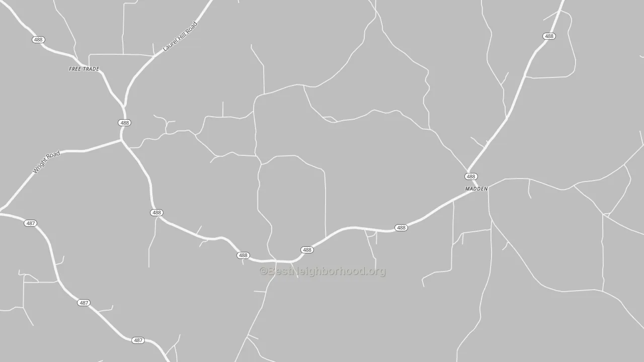 Transit Grade map of Madden, MS