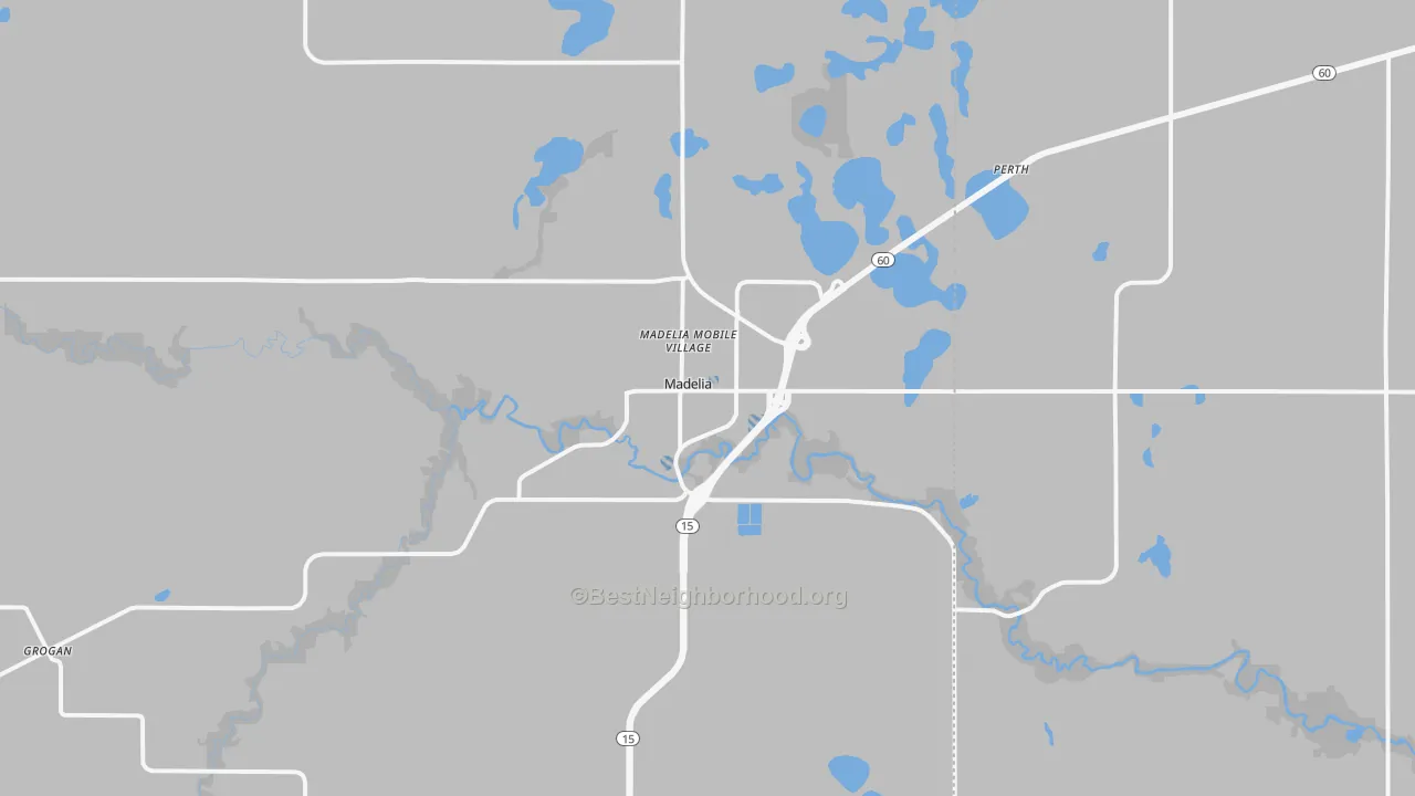 Transit Grade map of Madelia, MN