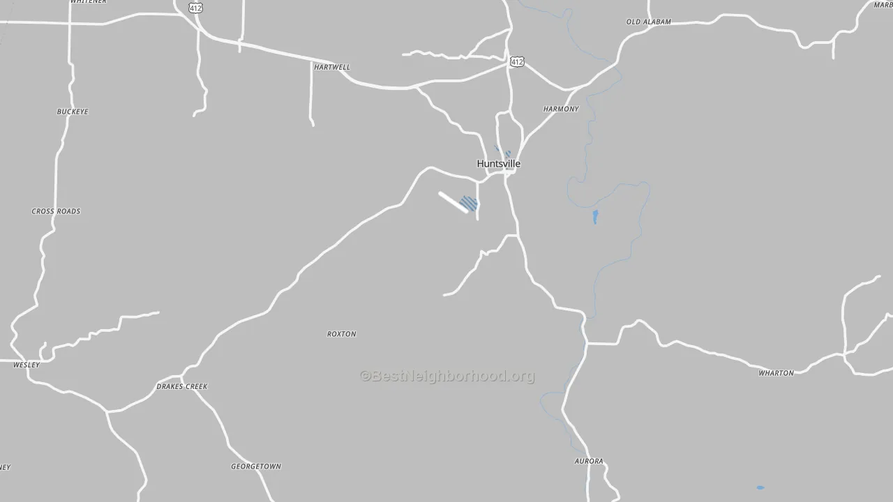 Transit Grade map of Madison County, AR