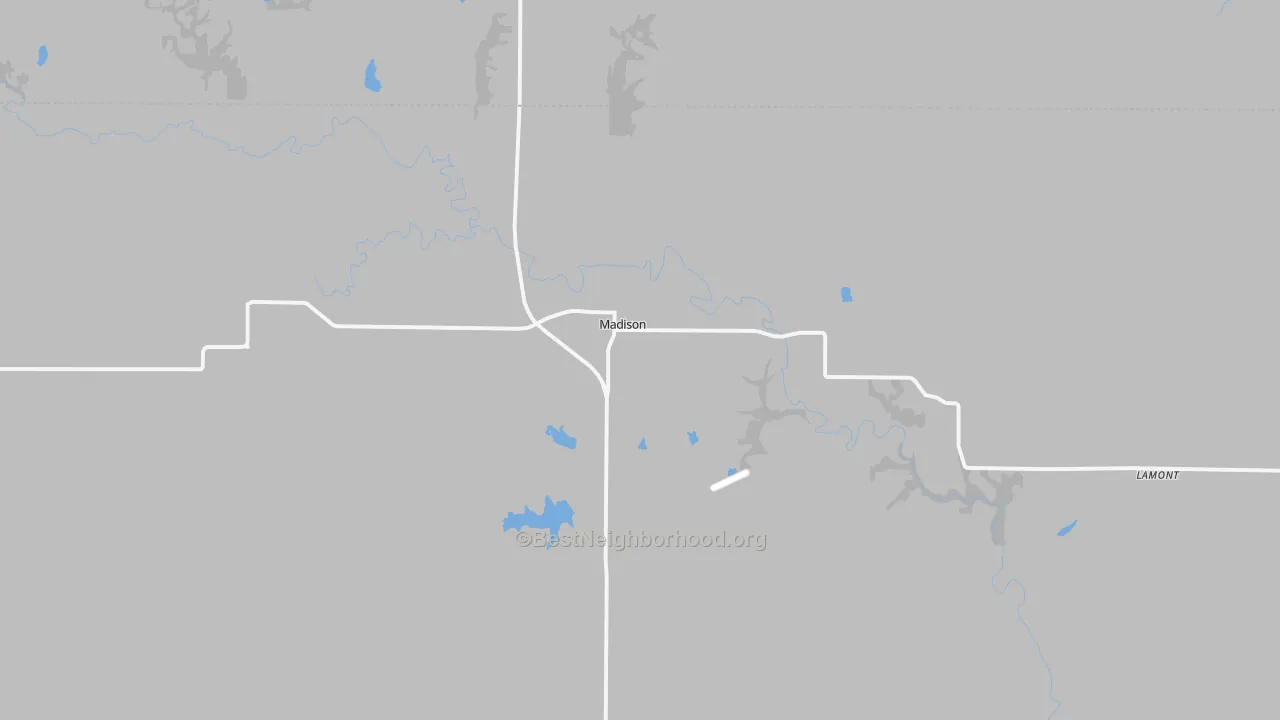 Transit Grade map of Madison, KS