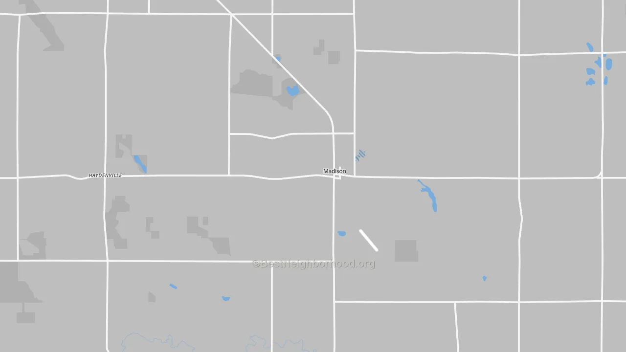 Transit Grade map of Madison, MN