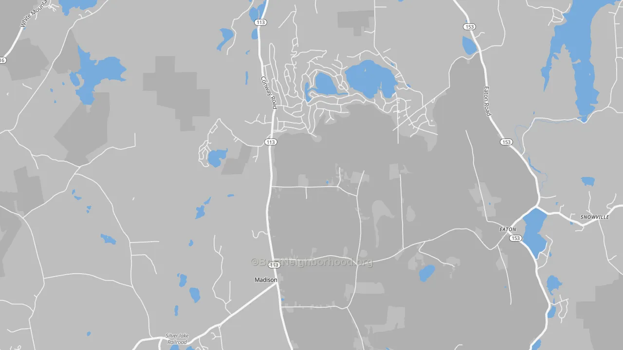 Transit Grade map of Madison, NH