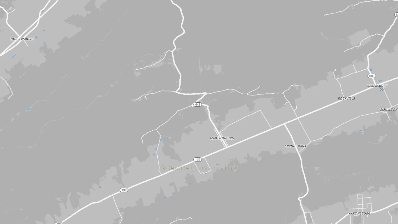 Transit Grade map of Madisonburg, PA