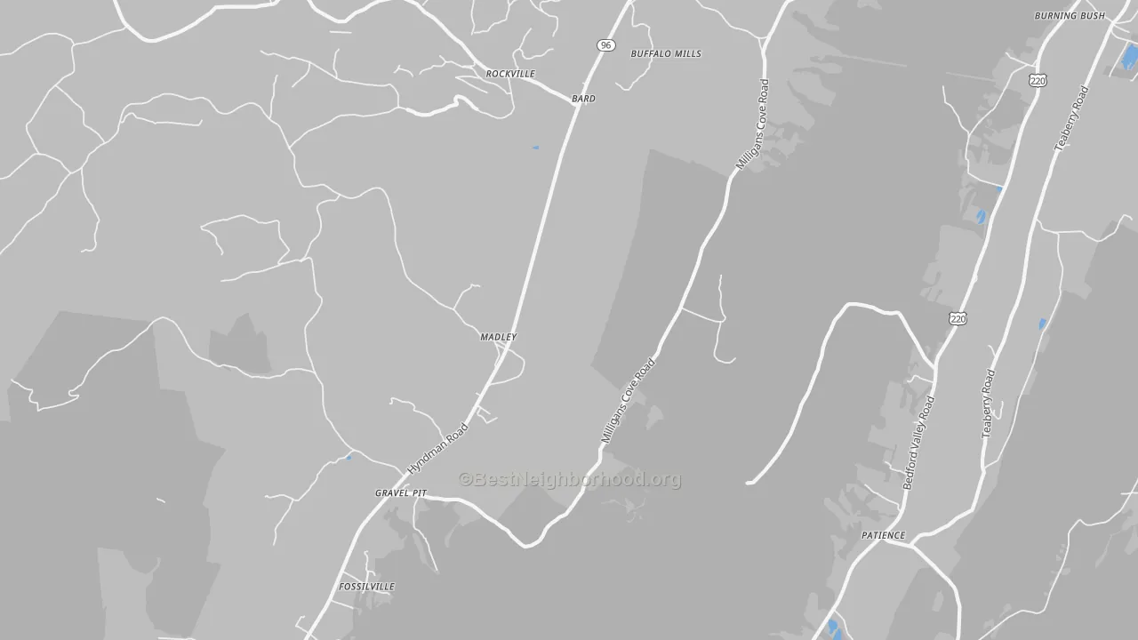 Transit Grade map of Madley, PA