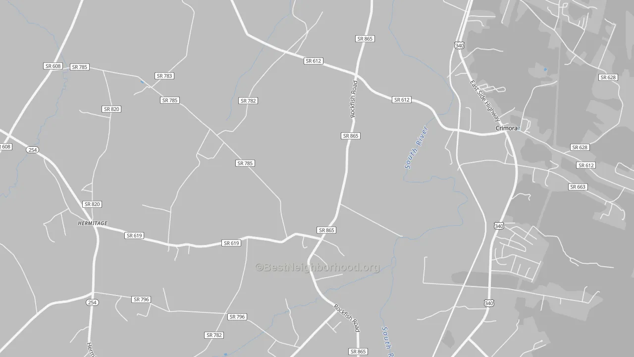 Transit Grade map of Madrid, VA