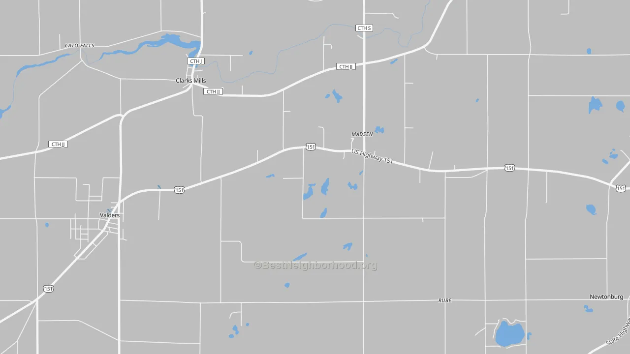Transit Grade map of Madsen, WI