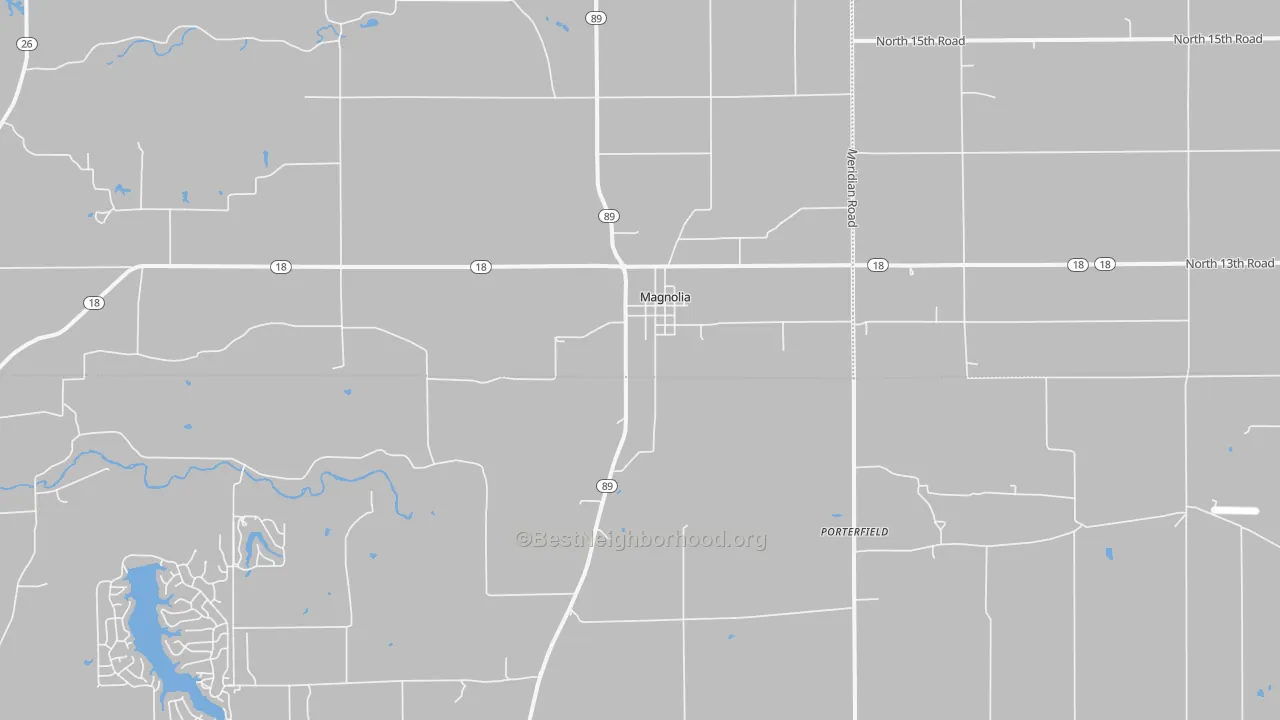 Transit Grade map of Magnolia, IL