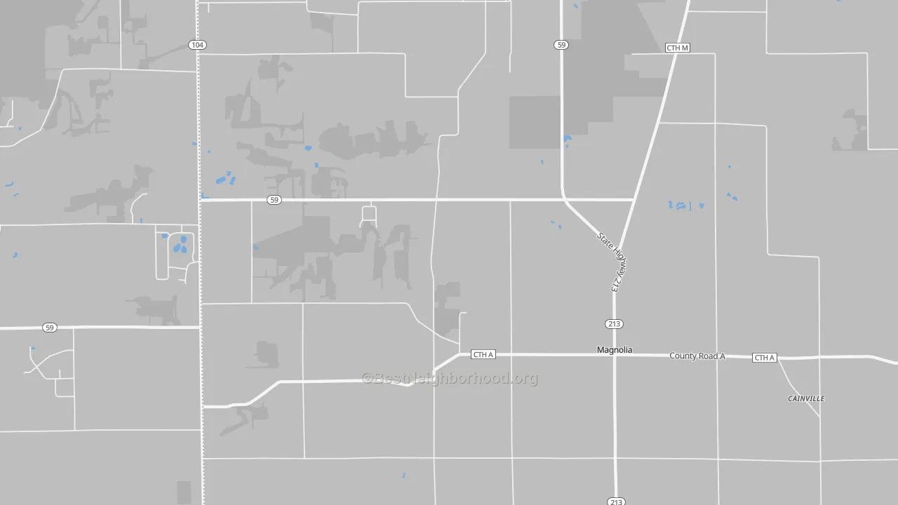 Transit Grade map of Magnolia, WI