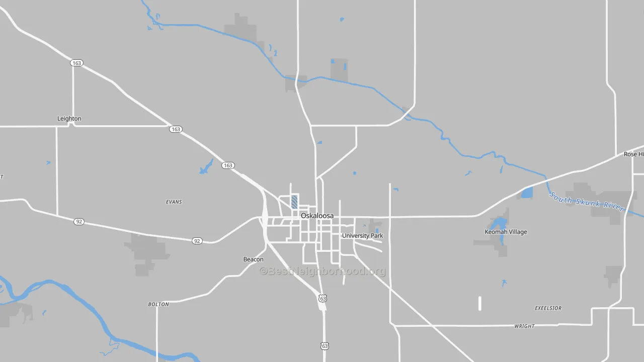 Transit Grade map of Mahaska County, IA