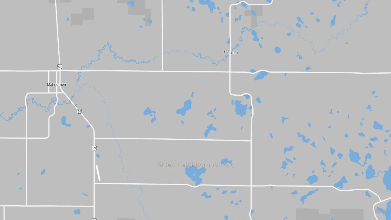 Transit Grade map of Mahnomen County, MN