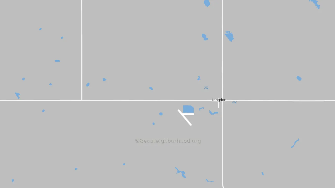 Transit Grade map of Maida, ND