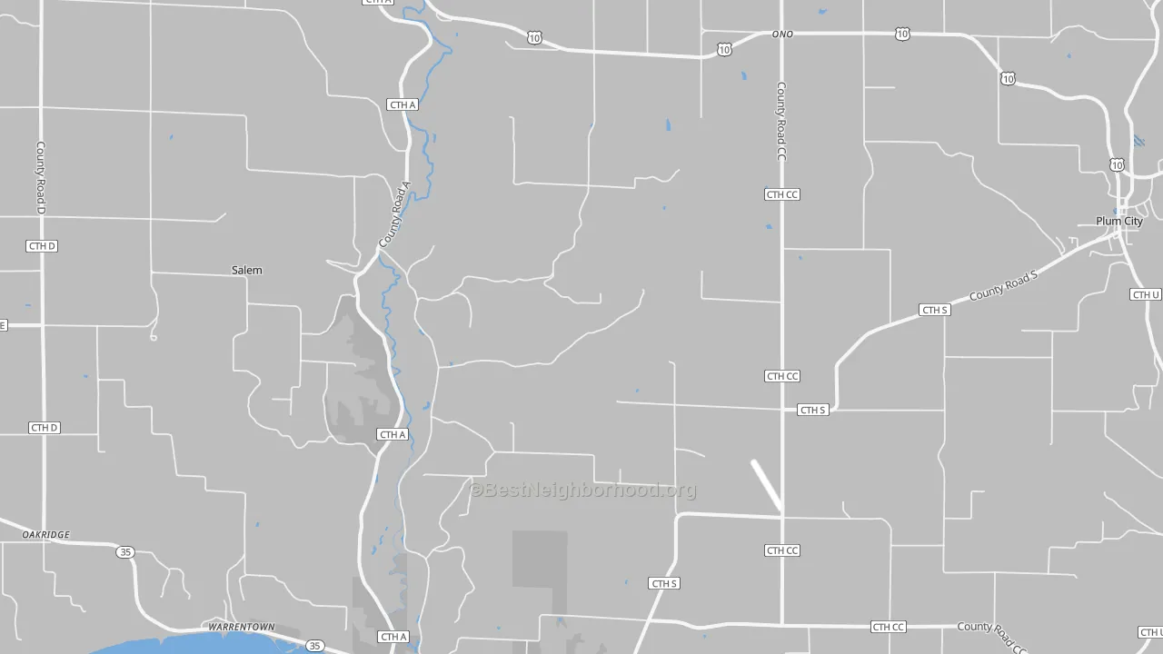 Transit Grade map of Maiden Rock, WI