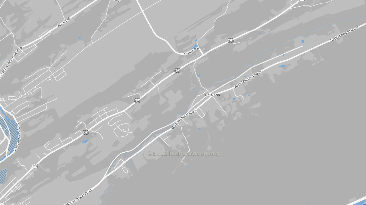 Transit Grade map of Maitland, PA