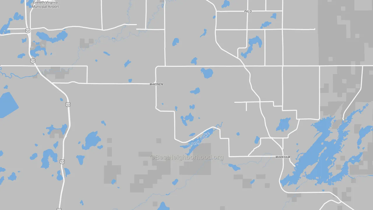 Transit Grade map of Makinen, MN