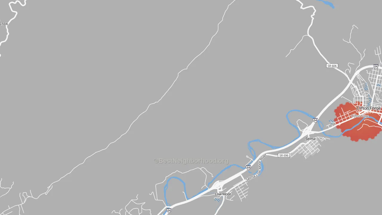 Transit Grade map of Mallow, VA